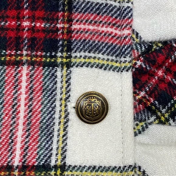Talbots Shetland Plaid Tartan Blazer - Picture 7 of 12